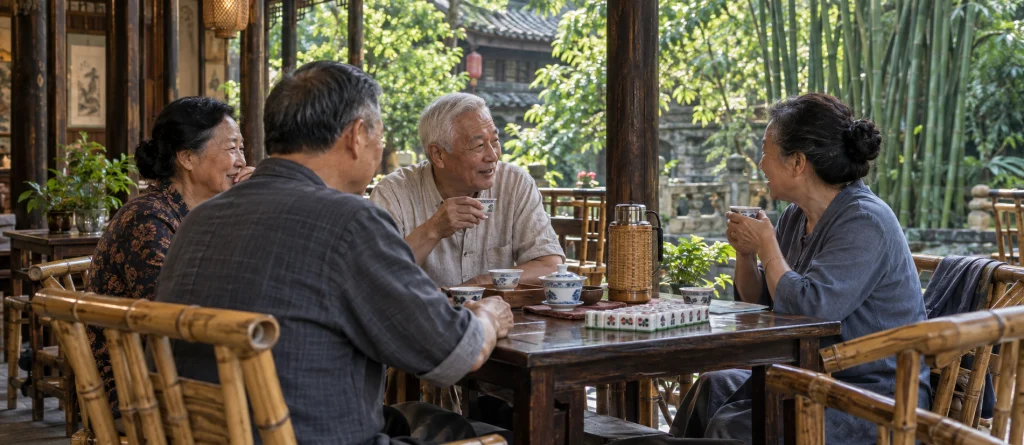 茶馆与麻将